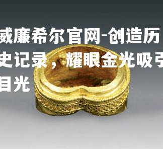 创造历史记录，耀眼金光吸引目光